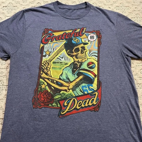 ๐ข '18 Grateful Dead Band Bertha Baseball GD Hat American Soft 2001 Graphic Tee - Picture 14 of 14